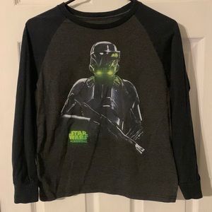 Boys Star Wars long sleeve shirt